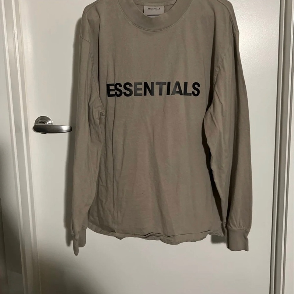 Fear of God taupe long sleeve